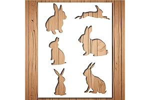 Easter Bunny Stencil for Wood, Glass, and Canvas