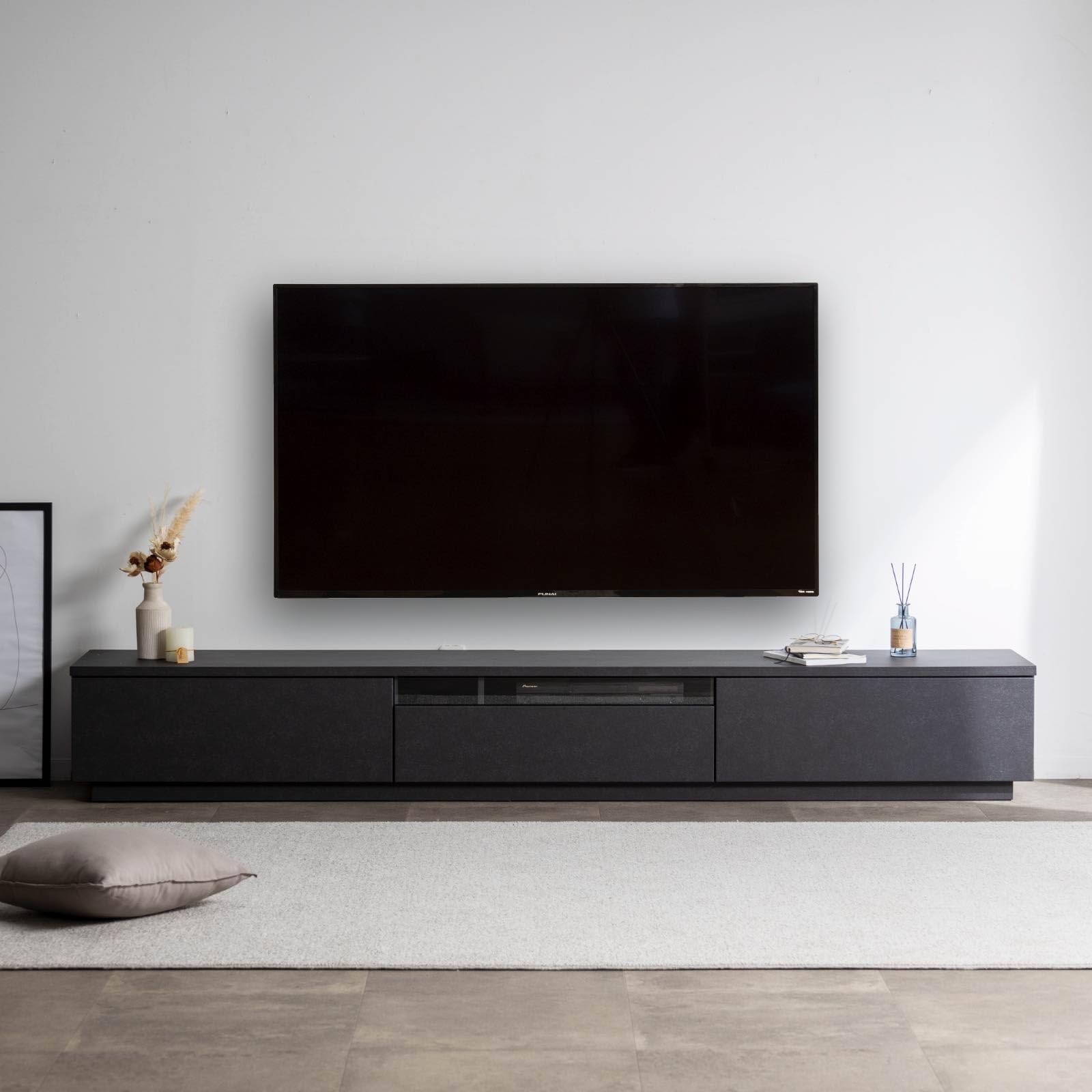 Amazon｜tac INTERIOR テレビ台 75インチ対応 完成品 240㎝ 開梱設置 