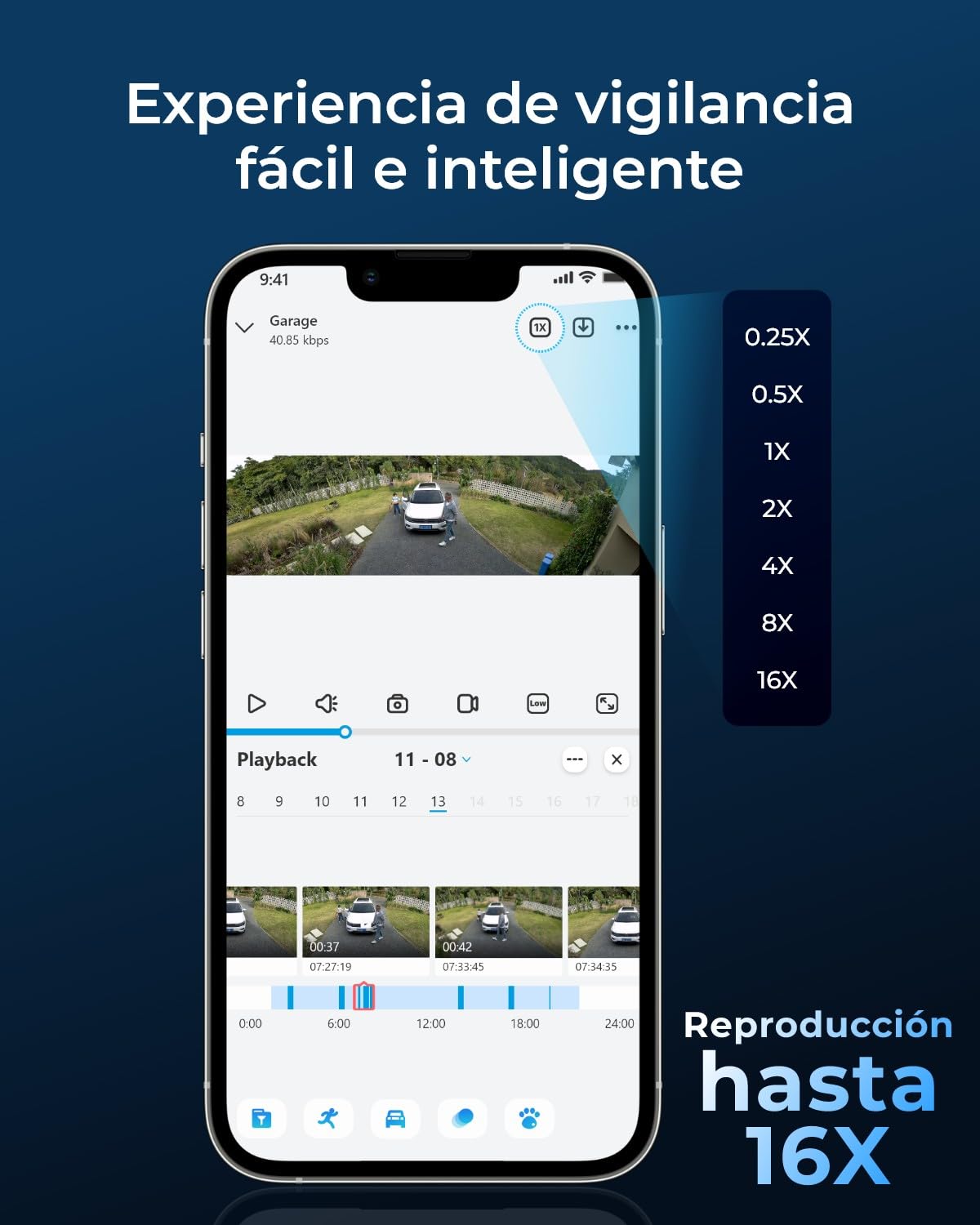 Reolink Cámara Duo 3 PoE: Doble Lente UHD de 16MP, panorámica 180°, Seguimiento de Movimiento, visión Nocturna a Color, detección de Personas/vehículos/Animales, Audio bidireccional, grabación 24/7