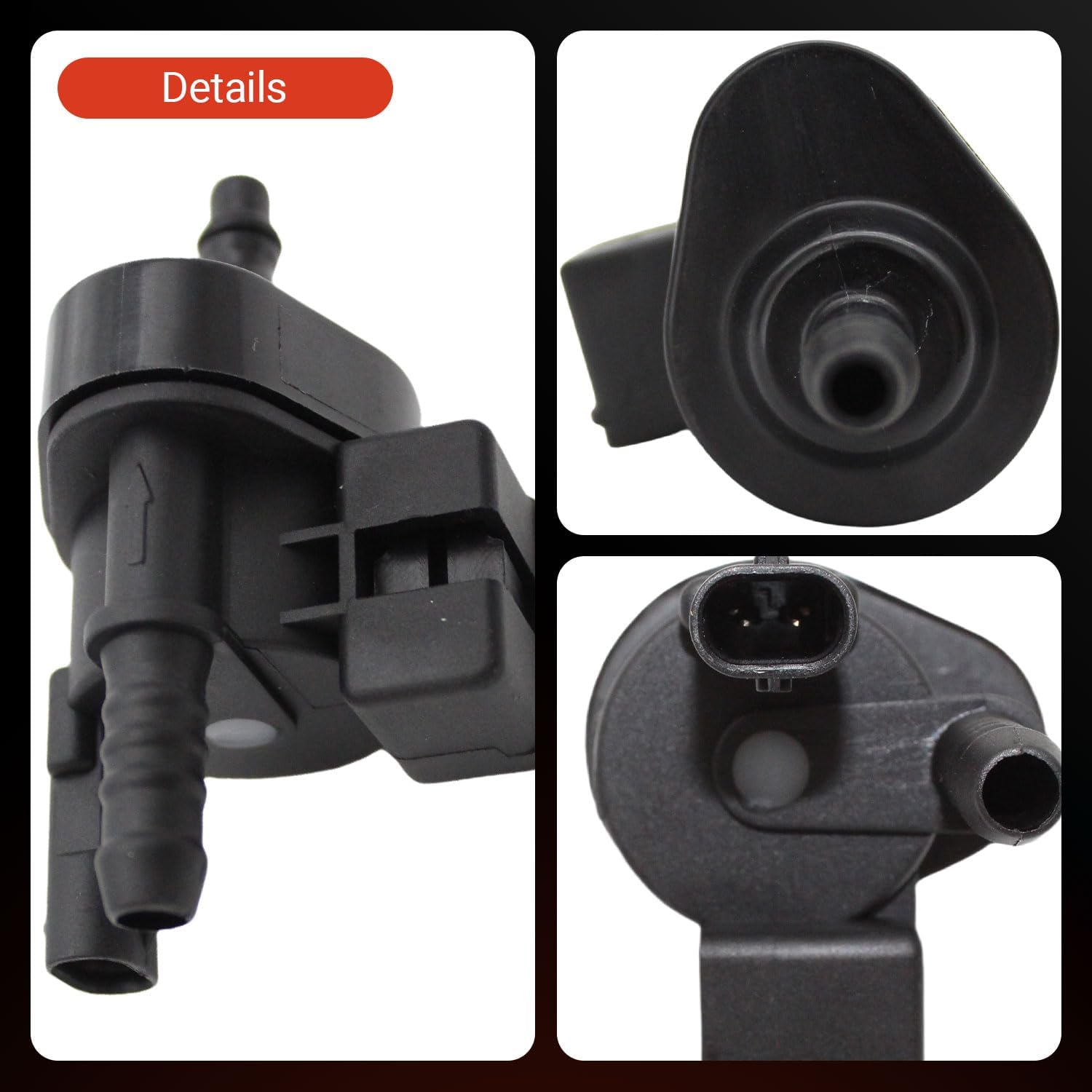 Vapor Canister Purge Valve 06H906517AA Compatible with Volkswagen SEAT Skoda Amarok Beetle Passat Jetta A3 A4 A5 Q3 Q5 TT Replaces 06H906517B 06H906517H