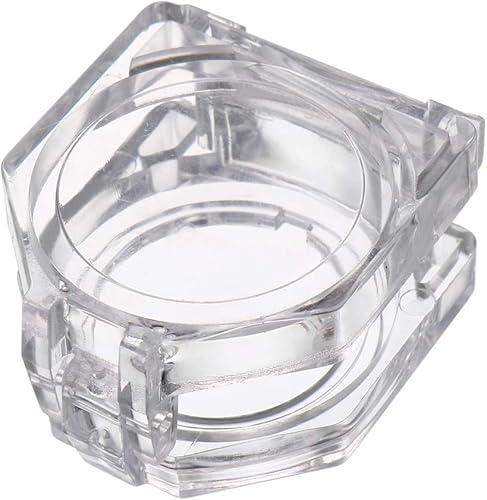 Miniatura 4 de uxcell 2 protectores de plástico transparente para interruptor de botón de 0.866 in de diámetro