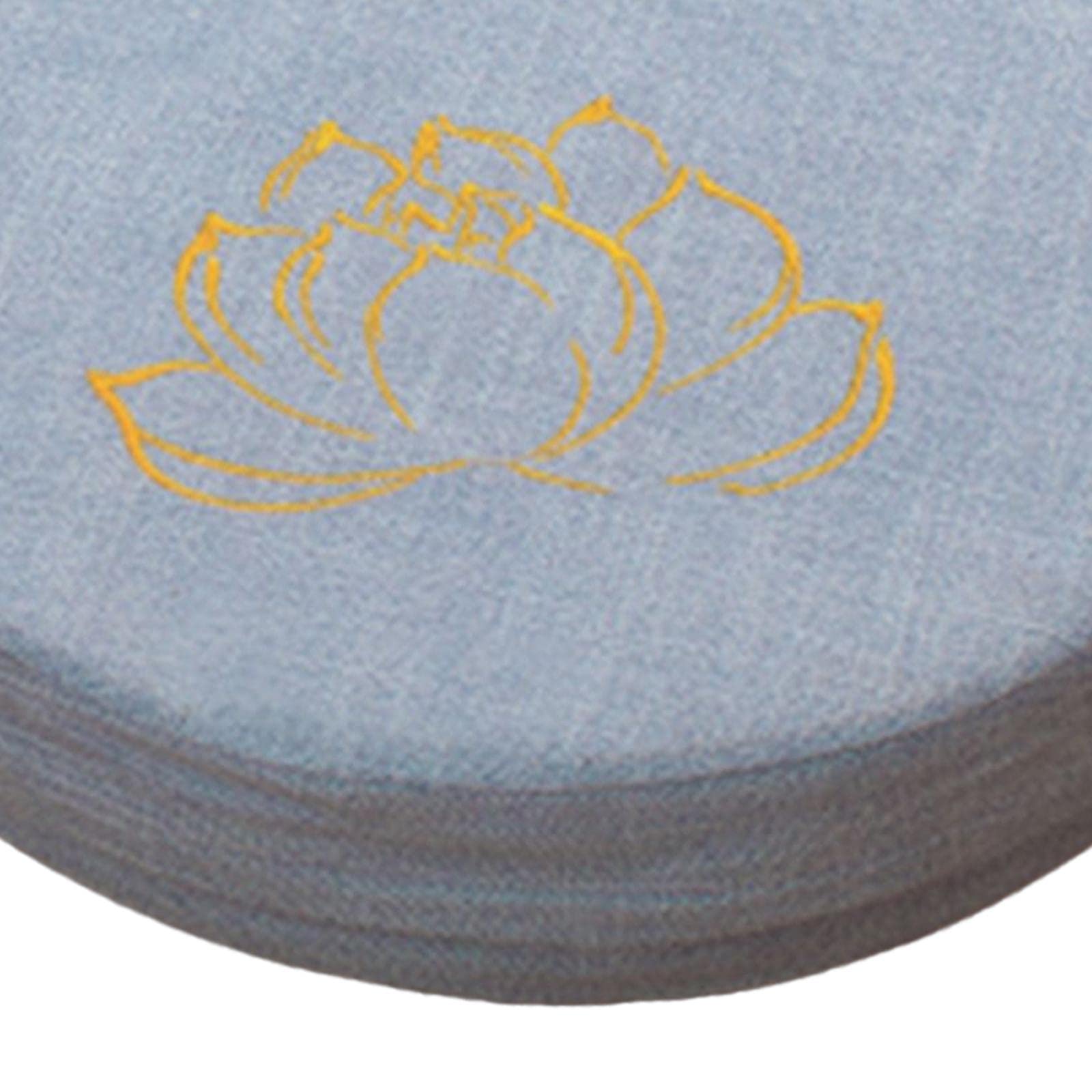 Round Meditation Cushion 40cm Dia with Removable Cover Seating for Indoor Light Blue 6cm | Home & Garden | Yard, Garden & Outdoor Living | Patio & Garden Furniture | Cushions & Pads-image-49