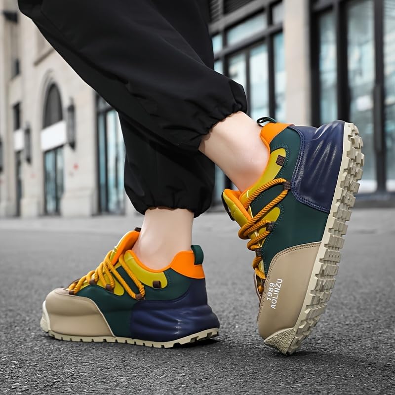 Men's Large Size Sports Shoes - Fashion Casual Lace-Up Trainers, Thick Cushioned Sole, Lightweight Support for Daily & Athletic Wear4