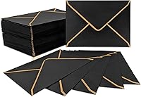 Vista 10 de 50 sobres verdes de 5 x 7 para invitaciones, sobres de correo de lujo A7 para bodas, graduaciones, tarjetas de 5 x 7 pulgadas