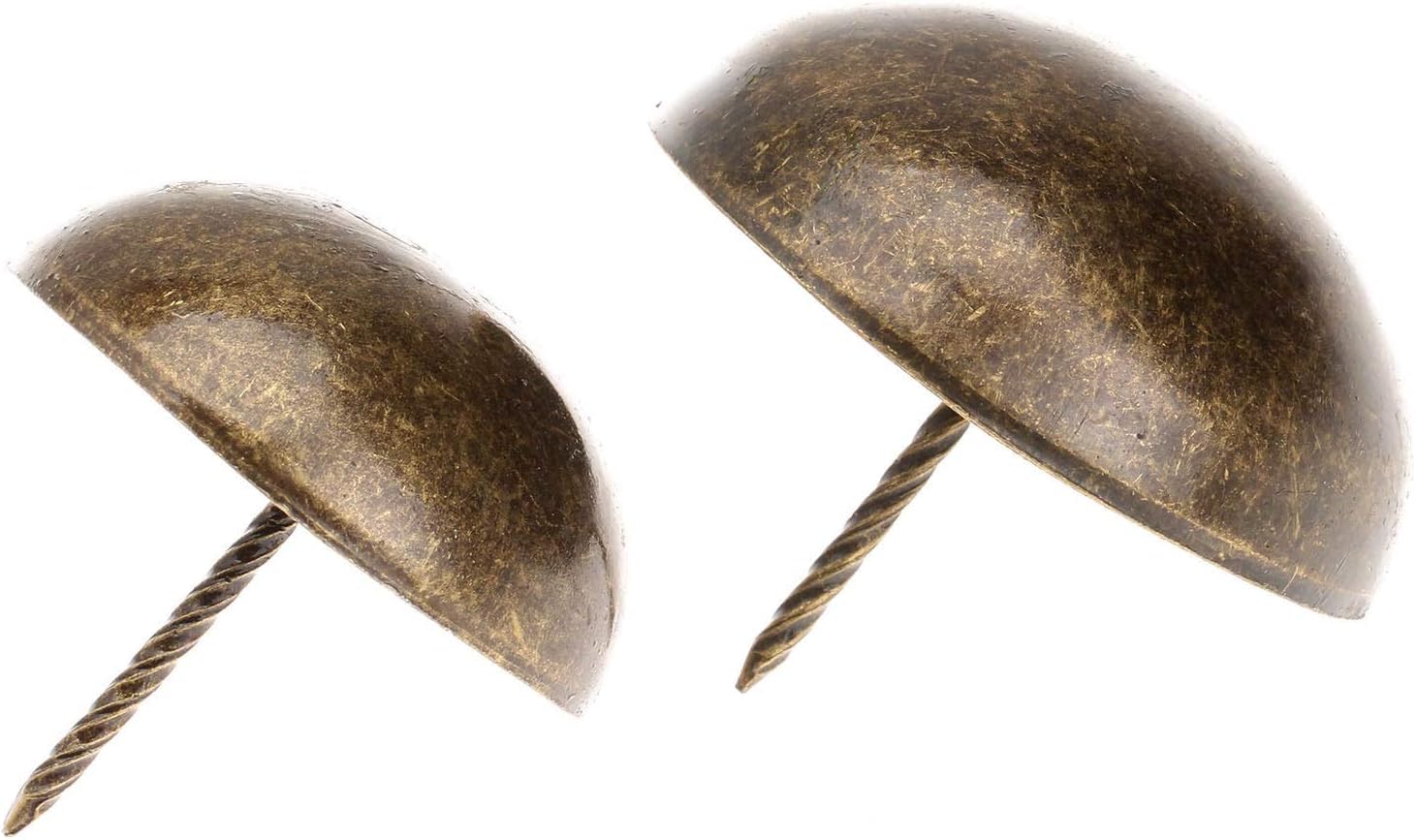 Tachuelas de tapicería, 2 uds 5/6cm tapicería de Bronce Antiguo Tachuelas Decorativas for tapicería Tachuelas Caja de Madera Muebles Clavos Decorativos chincheta(5cm)
