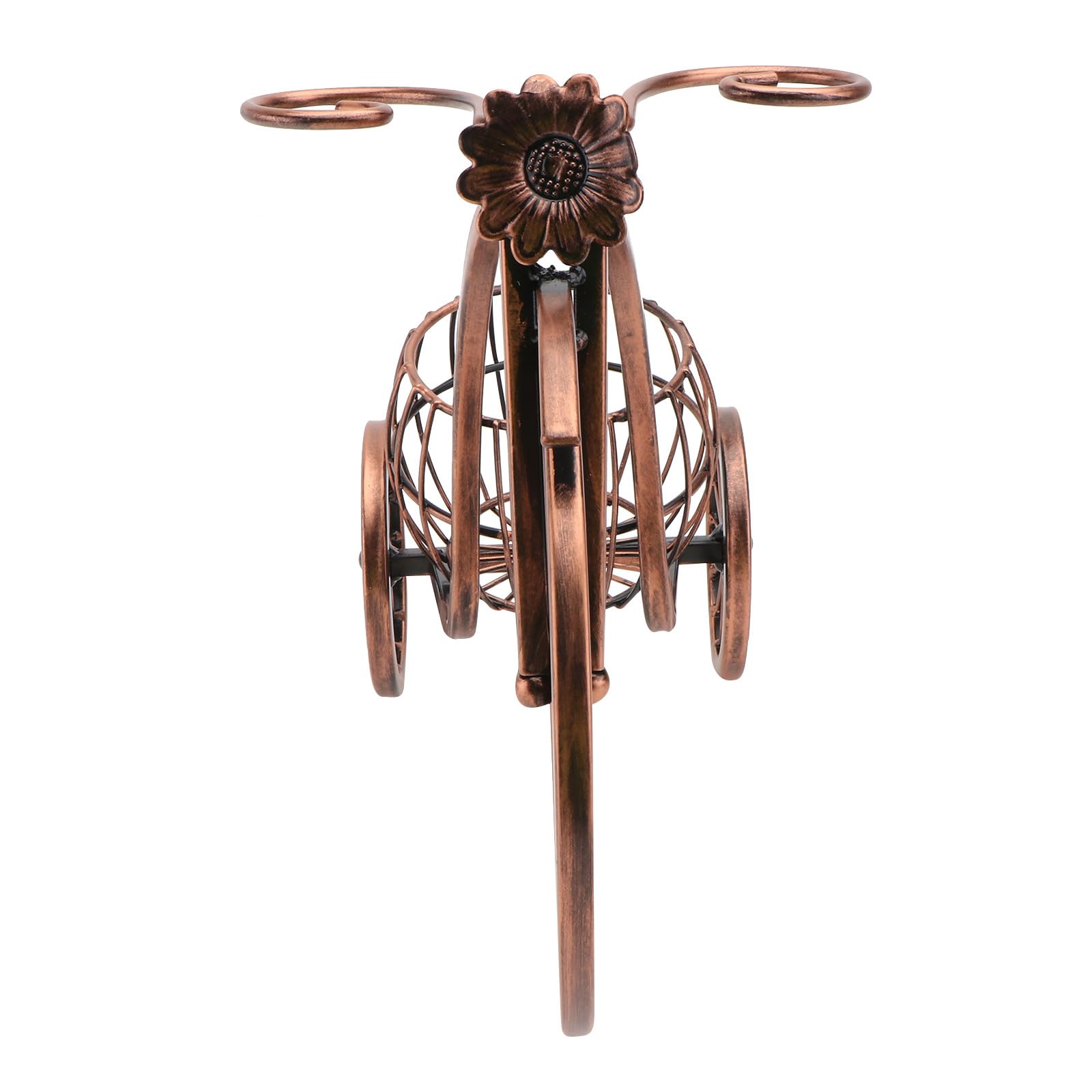 Porte-bouteilles décoratif vintage en forme de tricycle pour cuisine