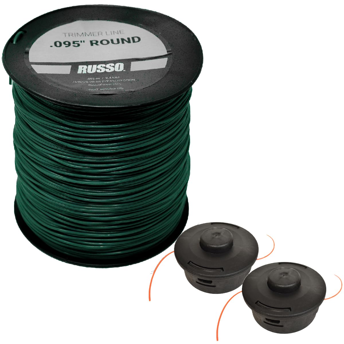 5lb Spool Of .095" Round Commercial-Grade Trimmer Line - Heavy Duty For Tough Jobs