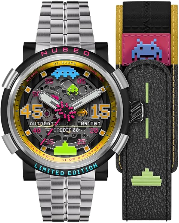 Nubeo - Reloj automático Orion de edición limitada para hombre, 50 mm, con pulsera de acero inoxidable macizo, NB-6110, Nightfall Nexus : Amazon.com.mx: Ropa, Zapatos y Accesorios