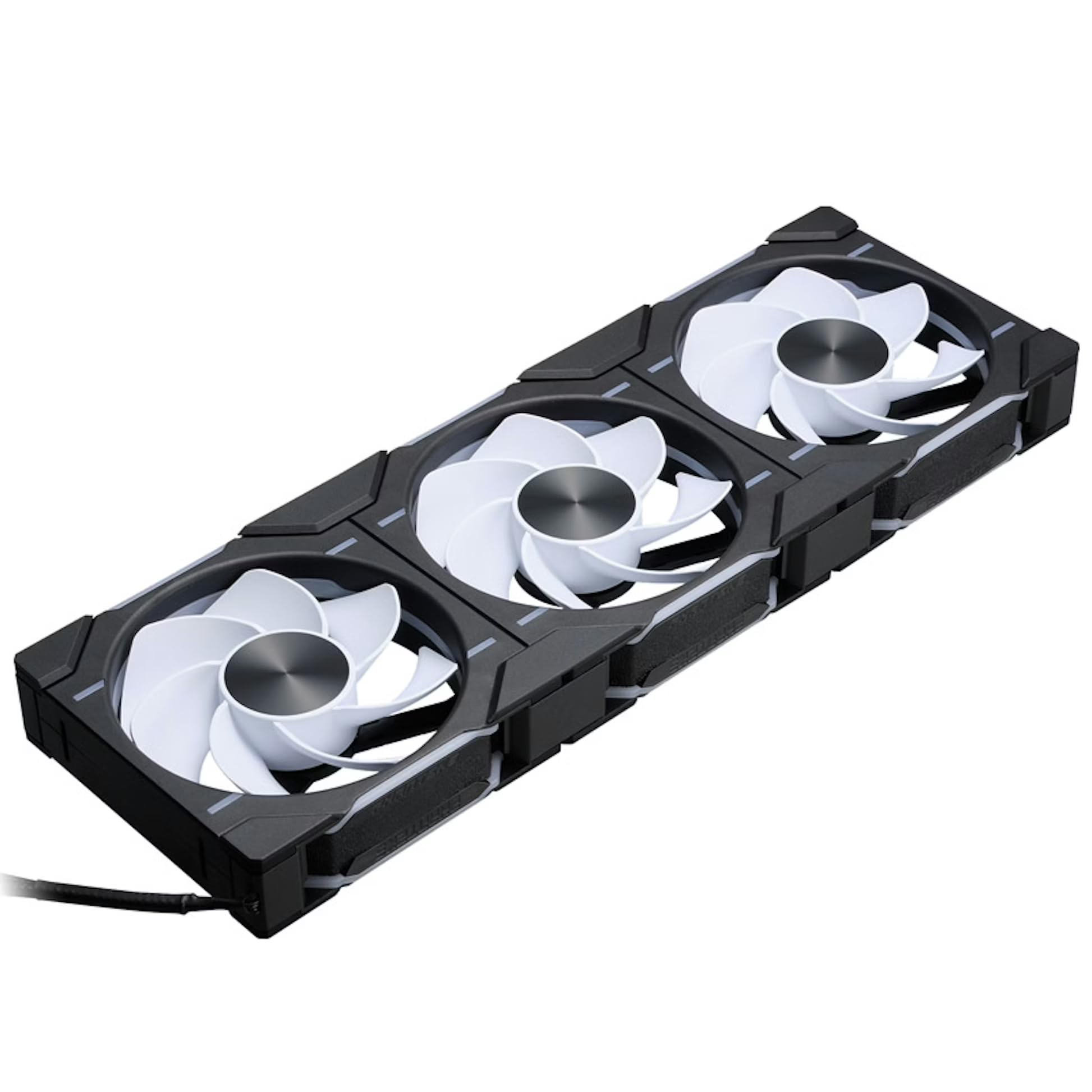 PHANTEKS D30 PWM Reverse Airflow D-RGB Lüfter, 3er Pack - 120mm, czarny