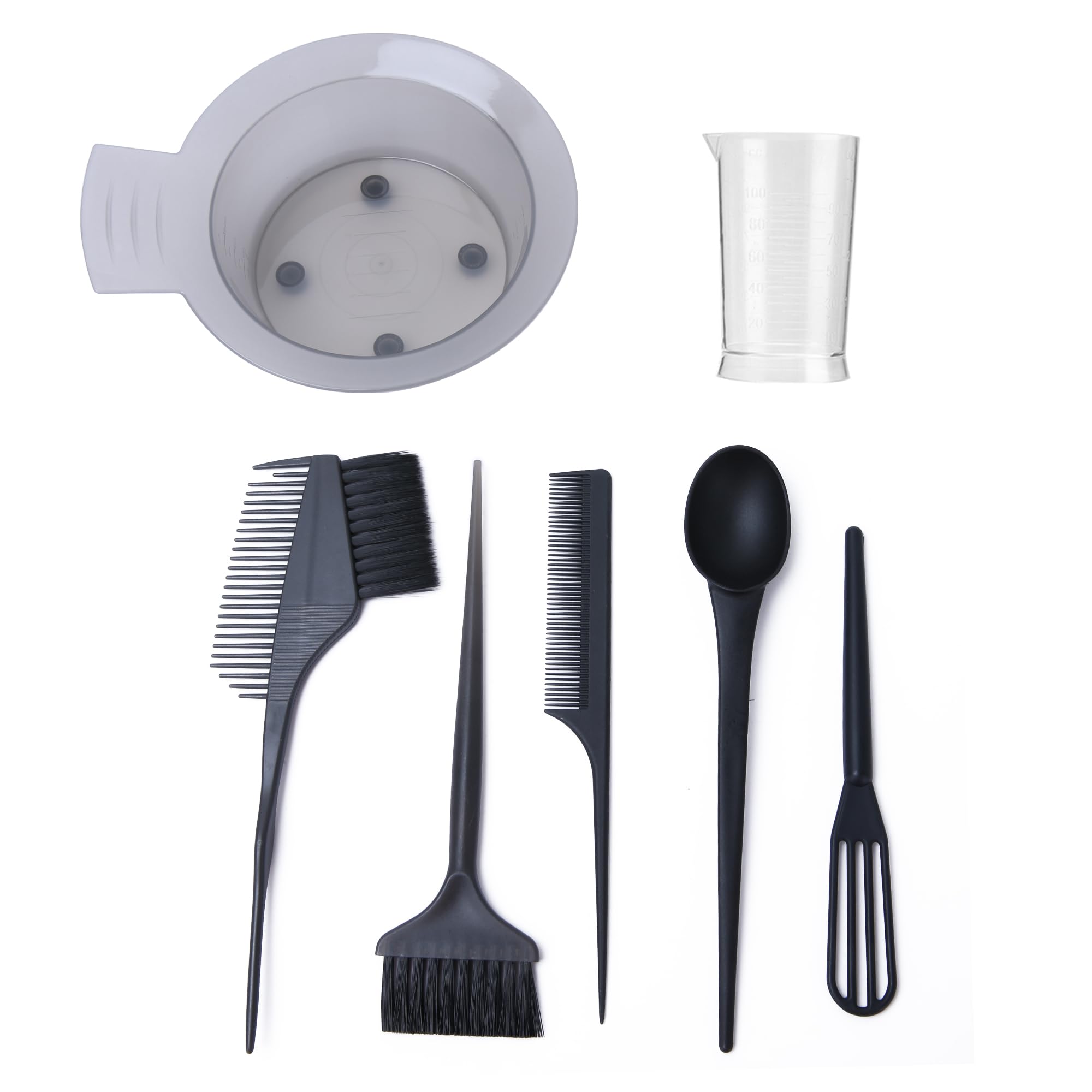 Professional Salon Hair Coloring Dyeing Kit, Hair Dye Color Brush, Mixing Bowl, Measuring Cup,Hair Dye Coloring Kit, Hair Coloring Bleaching