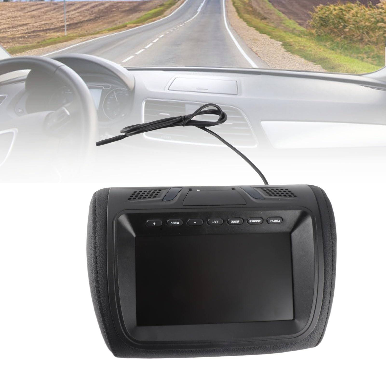 Tbest Monitor per Poggiatesta per Auto Lettore MP5 Widescreen da 7 Pollici