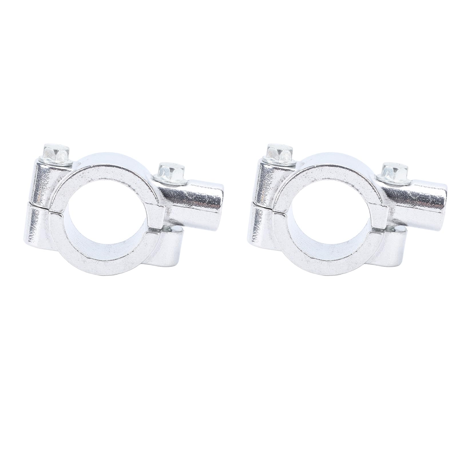 2 Stück Motorrad Spiegelhalterung 25mm Lenkeradapter aus Aluminium für M8 Gewinde Roller Custom Bikes Projektmotorräder stabile Befestigung werkzeuglose moderne Optik Scrambler
