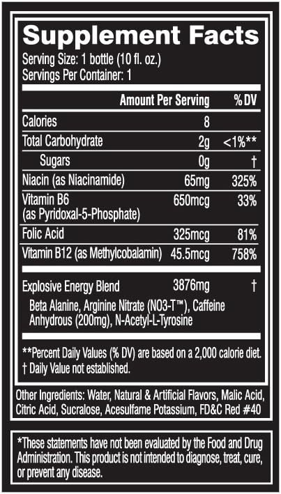Cellucor C4 On The Go Pre Workout Energy Drink Supplements, Watermelon, 12 Count