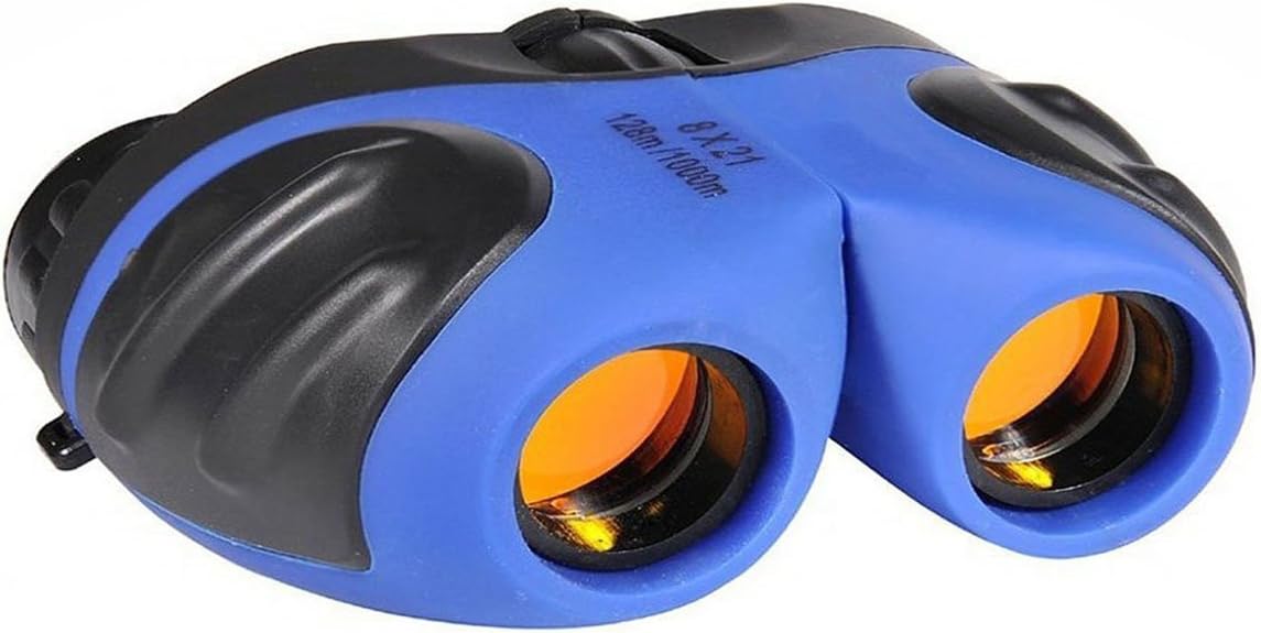 BITy Shock Proof 8x21 Kids Binoculars Set with High Resolution Real Optics - Bird Watching - Birthday Presents - Gifts for Children - Outdoor Play - Toys for Boys and Girls