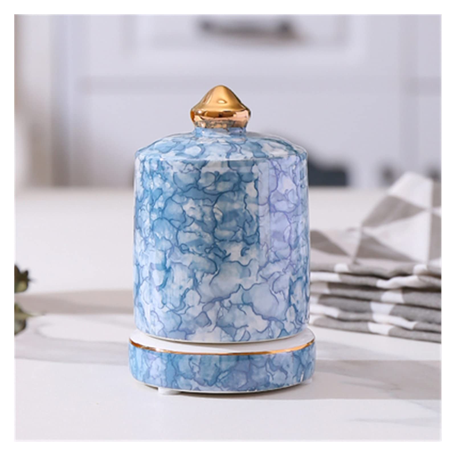 GHKsdgET toothpick holder, Creative Portable Toothpick Holder Home Living Room Cotton Swab Boxes Storage Tank