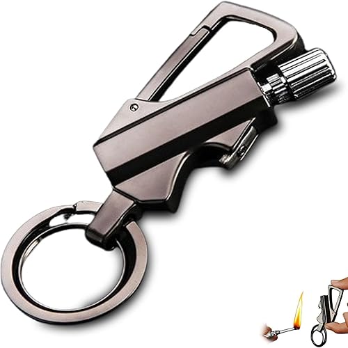 Miniatura 12 de Consensuts Lighter-Consensuts - Encendedor infinito permanente con llavero multiherramienta abridor de botellas para exteriores (F)