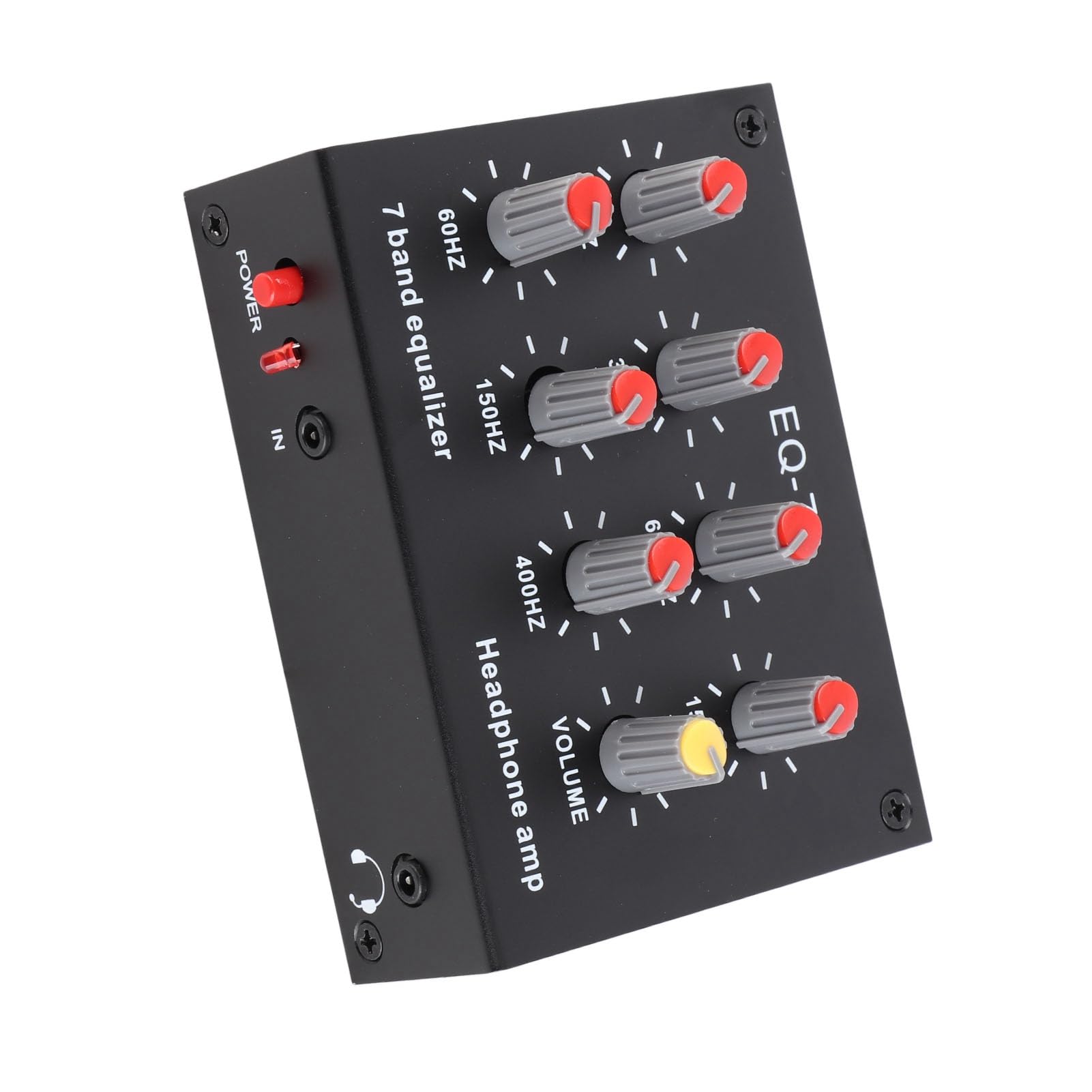 7-Band-Sound-Equalizer, 12 DB Hohe Bassanpassung, Digitaler Zweikanal-Equalizer