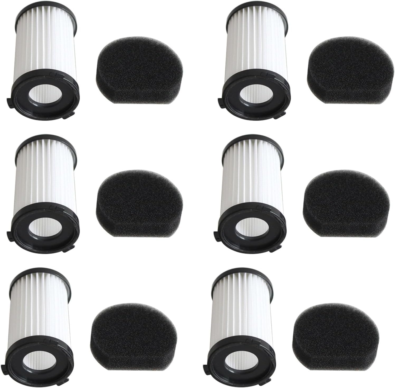 Filtres HEPA Lavables Pour Aspirateur Akitas AK585K V8 - Lot De 6, Remplacement Facile Filtre Rechange Aspirateur Akita