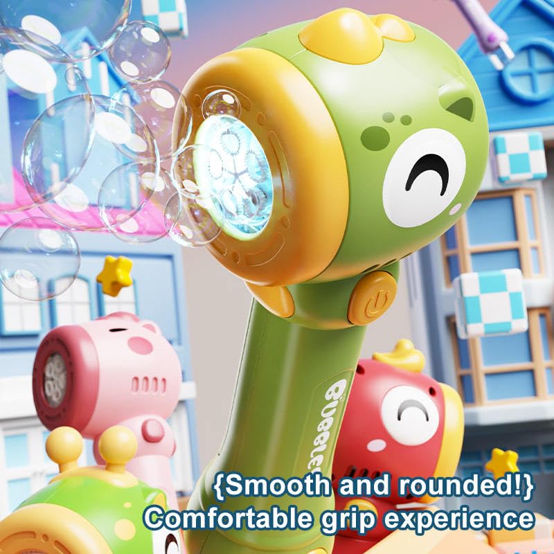 Image of Storio Bubble Wand Machine for Kids 3+ Years - Unicorn | Automatic Bubble Maker Toy with LED Lights & 12 Bubble Holes | Outdoor Bubble Toy for Boys Girls | Birthday Return Gifts Party Favors for Kids