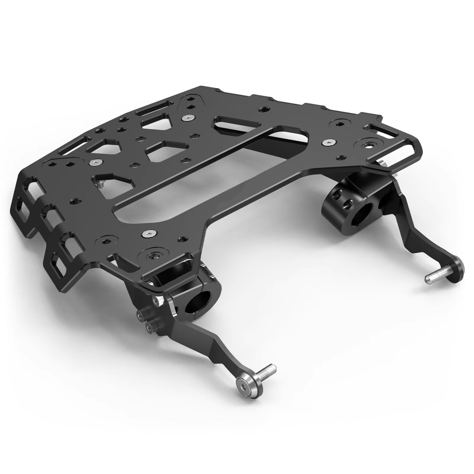 MESKEL Porte-Bagages Arrière Porte-Bagages Arrière pour Moto pour Ducati pour DesertX 2022 – 2025 pour Desert X pour Rallye Plaque Supérieure en Aluminium Rails Latéraux