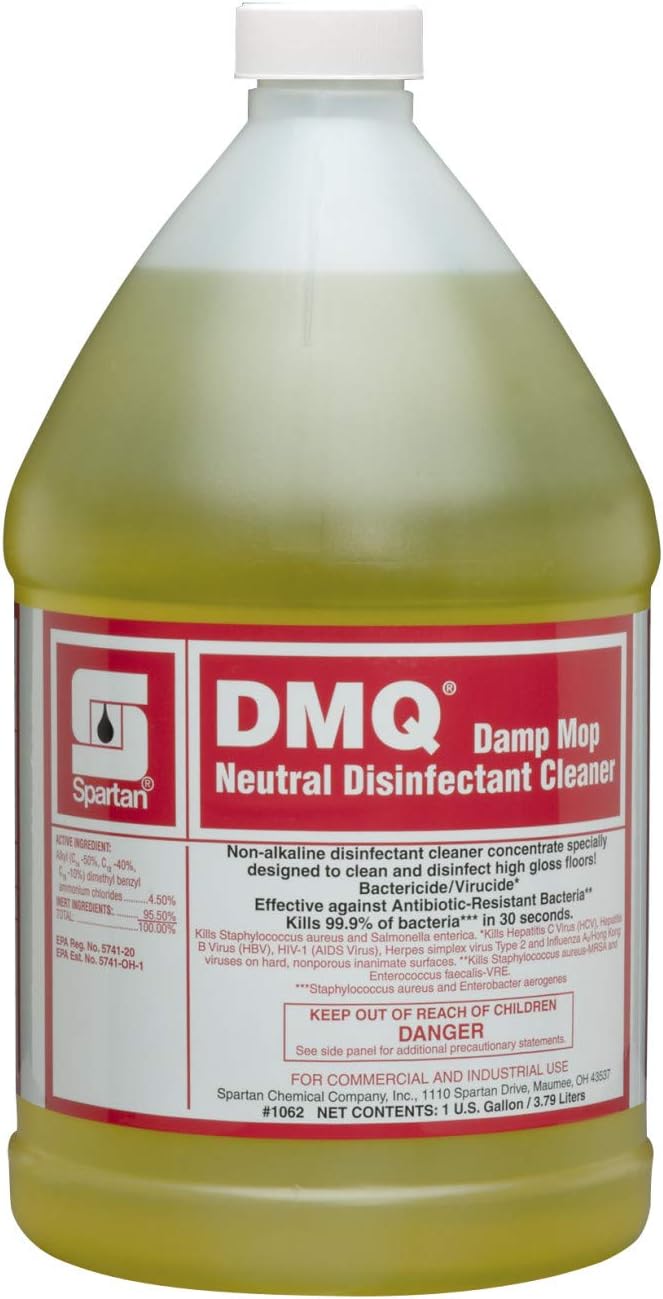 DMQ NEUTRAL DISINFECTANT CLEANER CASE OF 4 GALLONS