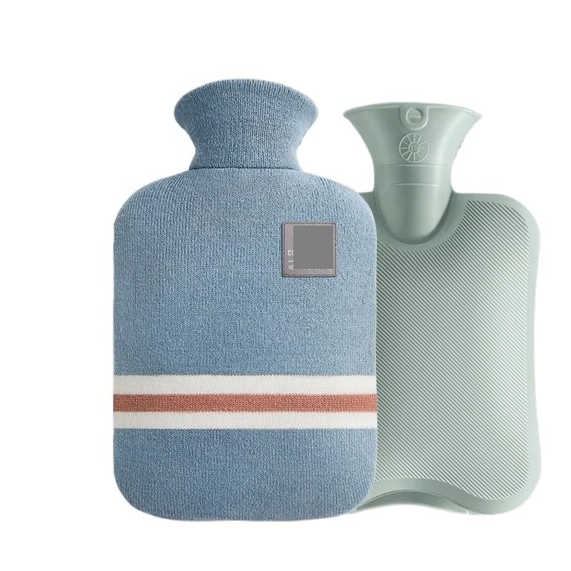 ZHOUXYFDC Calienta Manos Bolsa de Botellas de Agua Caliente for Mujer, Bolsa de Agua Caliente con Relleno de Agua for Manos y pies, Calentador de Manos, 1000/2000Ml(Blue 1000ml)