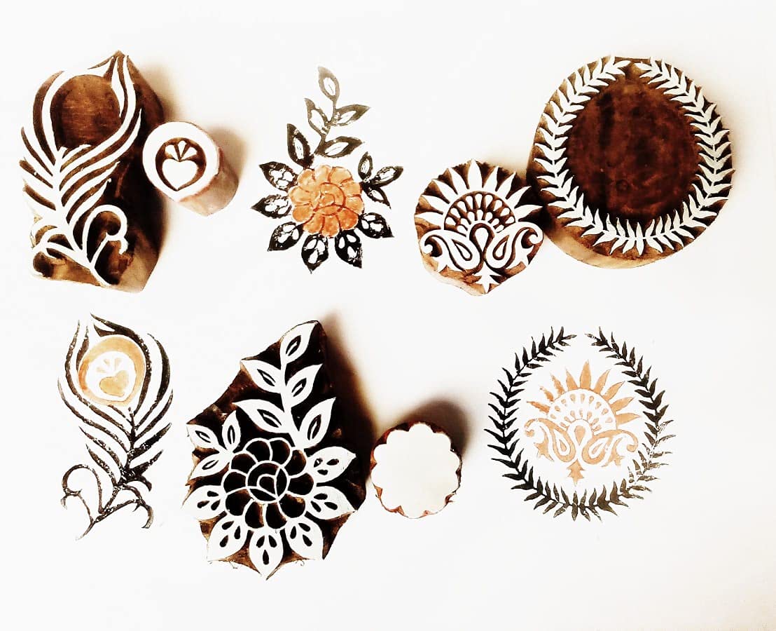 P.S.WOODEN BLOCKS STAMPS,Double Color Leaves & Flower (3 Pair of 2 Pieces) Wooden Printing Block Stamp Hand Carved Wood Block Stamp, Brown, 3 x 1.5,3*2,2*2 inch (2020) (B09CNDLRS6) Amazon Price History, Amazon Price Tracker
