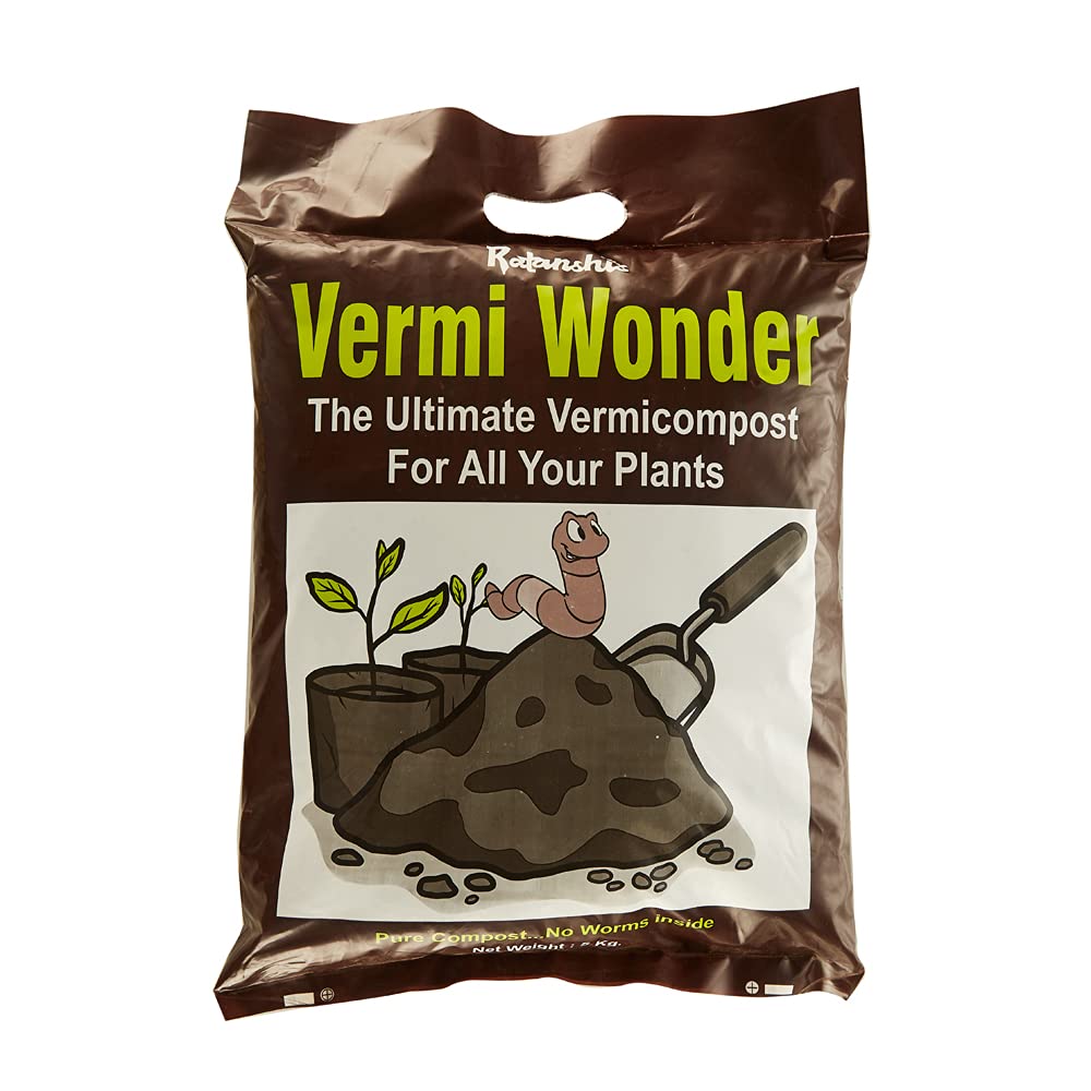 Ratanshi Agro Hortitech Organic Vermicompost for Plants, Organic & Sustainable Gardening - 5 kg (B09HQTBTZQ) Amazon Price History, Amazon Price Tracker