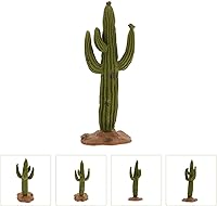 Vista 6 de Didiseaon Planta decorativa de cactus artificial, planta artificial en maceta, micro paisaje, decoración de cactus