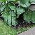 Sunnydaze Victorian 60' Set of 40 Decorative Garden Fence Panels - Iron Border Fence - 18" W x 16" H Per Piece - Black