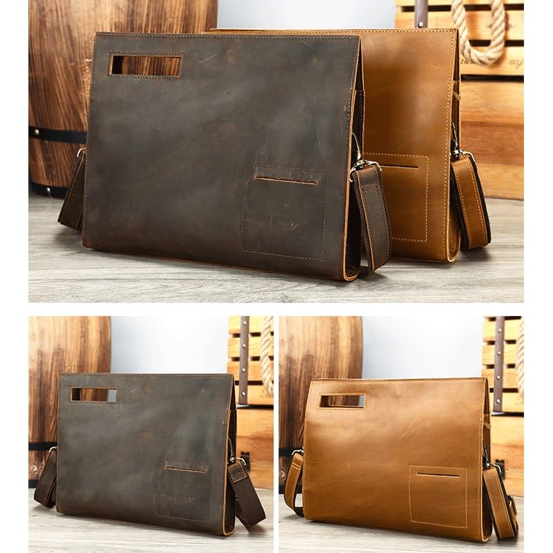 Men's Retro Handbag Briefcase Casual Crossbody Office Workplace4