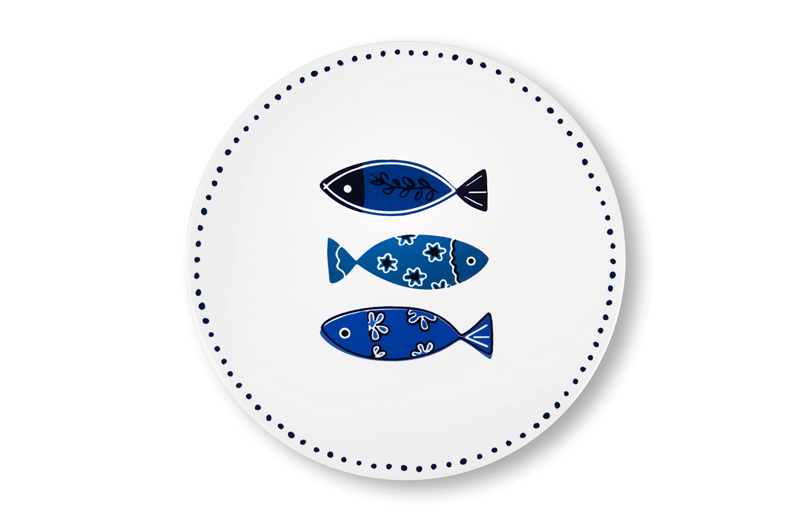 Excelsa Ocean Trivet, Dolomite ceramic and cork, Cm. 16 x 16