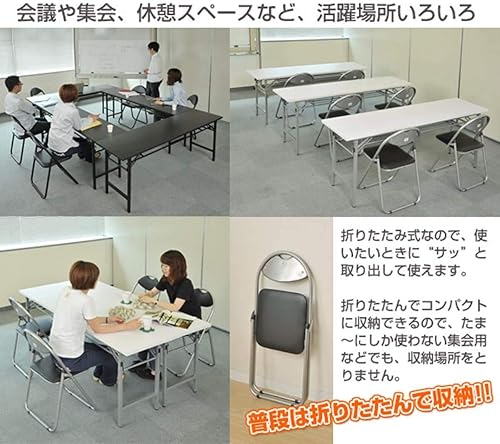 Miniatura 6 de YAMAZEN YZX-08SB Silla plegable, platanegro