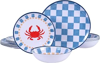 Webbylee Gingham Crab Pattern Melamine in Pakistan