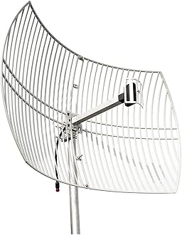 Ultra Long Range WiFi Extender Directional Parabolic Grid (High-Speed Signal Booster) Outdoor Antenna 2.4g High Gain Communication antennas (Color : 15dBi)