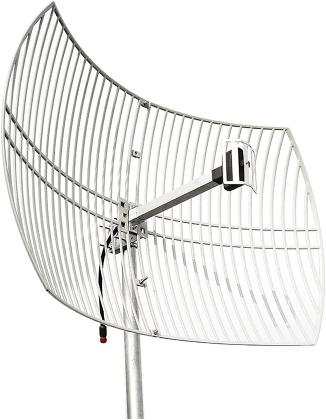 Ultra Long Range WiFi Extender Directional Parabolic Grid (High-Speed Signal Booster) Outdoor Antenna 2.4g High Gain Communication antennas (Color : 24dBi)