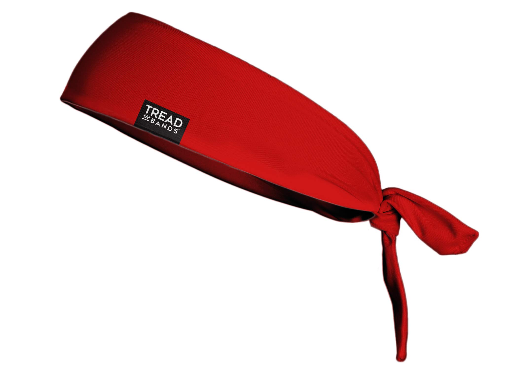 TreadBands All Terrain Tieback Non Slip Headband - Solid Colors (Red)