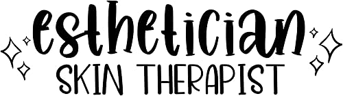 Estetician termo-en parches adhesivos de transferencia de letras para camisetas de tela  Belleza (terapeuta de la piel)