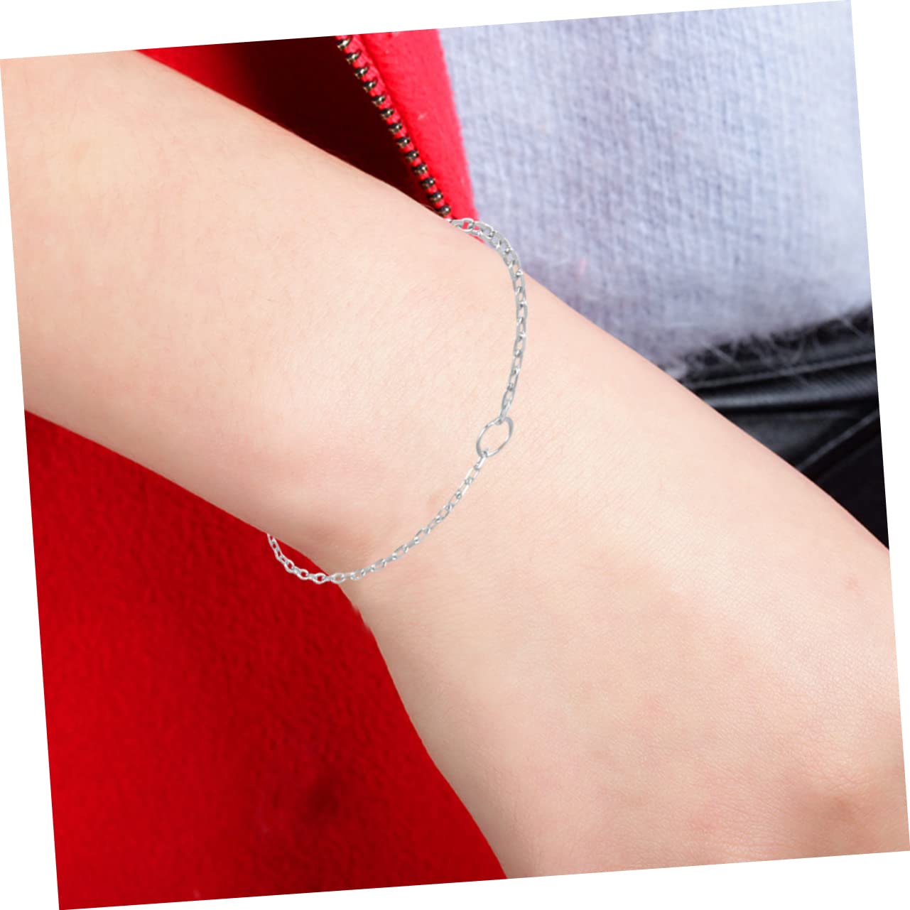 EXCEART 9 Stk Armband Halskette Extender Schwanzkette Kette Zur Schmuckherstellung Glänzende Halskette Kettenverlängerung Für Verstellbares Armband Angekettet 18k Verlängern Silber-