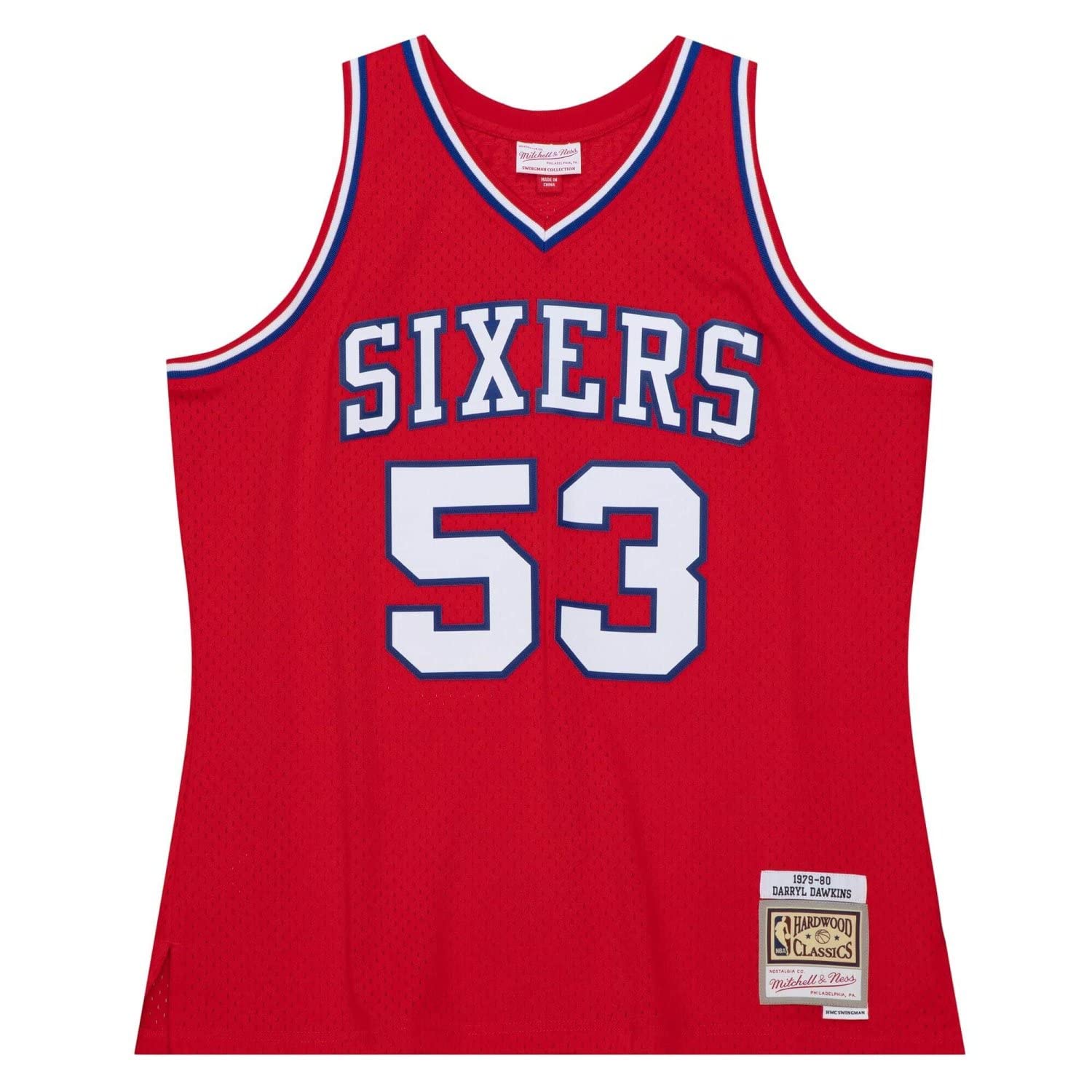 Mitchell & Ness Darryl Dawkins Philadelphia 76ers 1979 Swingman Jersey