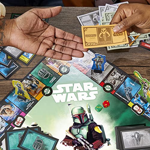 Hasbro Monopoly Star Wars Boba Fett Edición miniatura 6