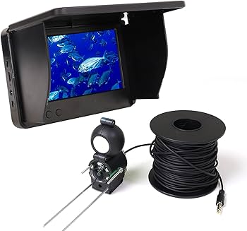 Amazon | 水中モニター ポータブル 水中カメラ 5インチ カラー