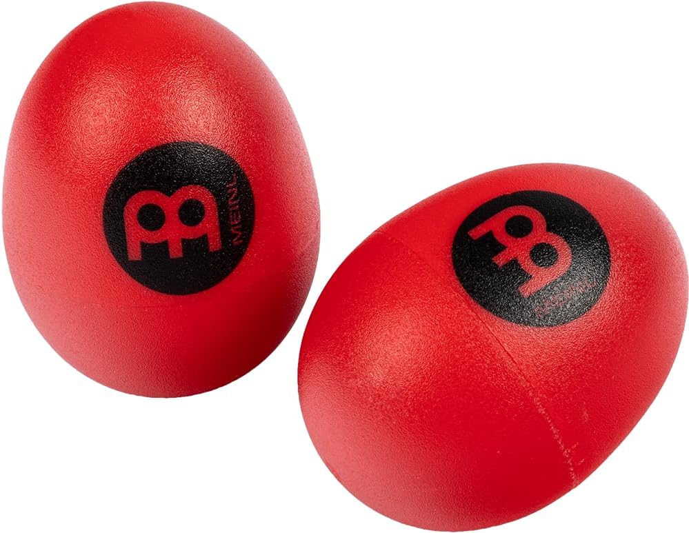 Meinl Percussion ES2-R Egg Shaker Pair, Red