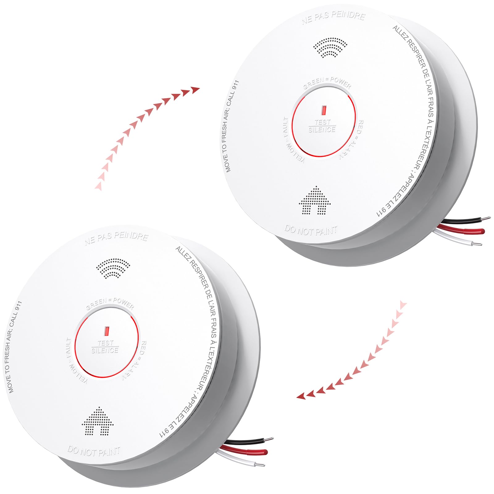 Siterwell 2-in-1 Carbon Monoxide & Smoke Detector Combo -10