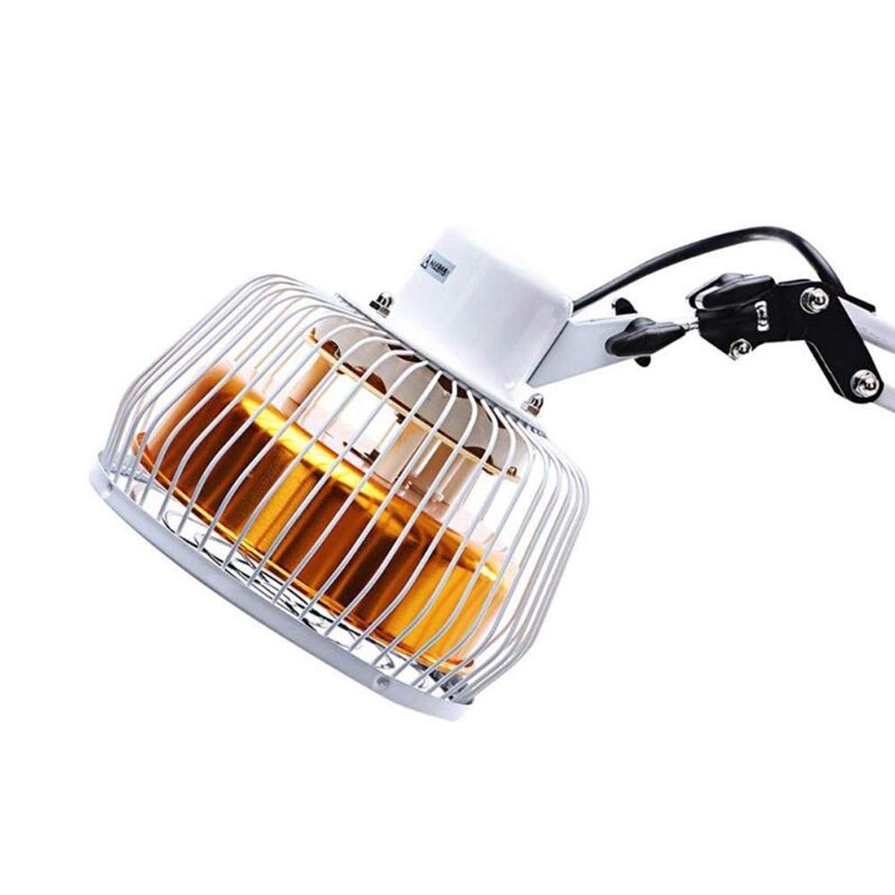 Escritorio TDP Lejos Calor Lámpara Electromagnético Ola Ligero Mineral Terapia para Salud y Belleza 250W, White