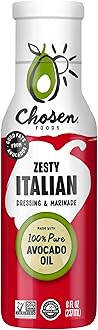 Zesty Italian Dressing and Marinade 8 oz with Recipe e-Book Bundle