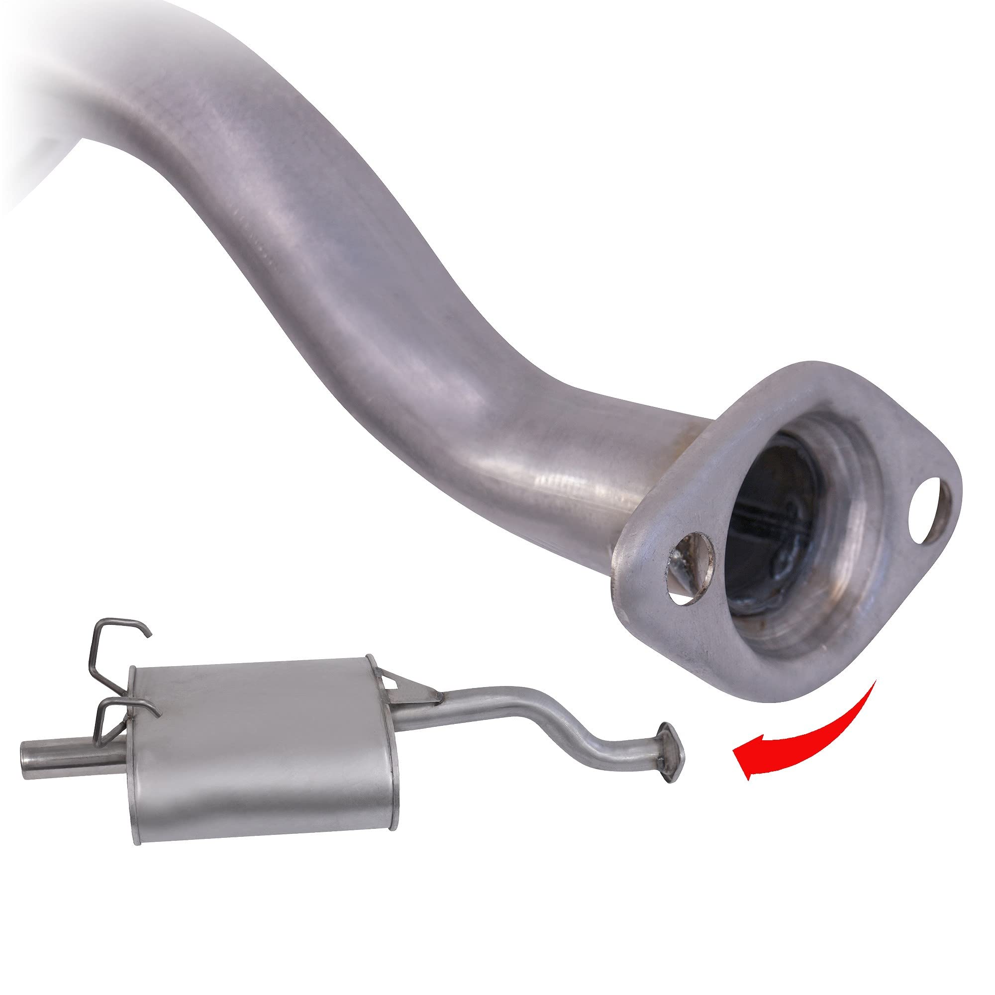 ATEC Germany 1x Silenziatore posteriore