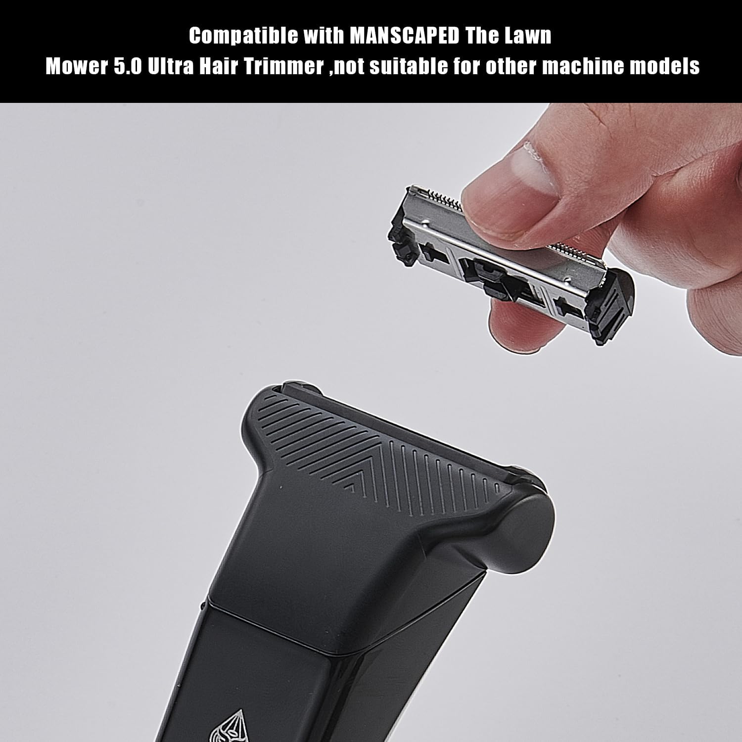 Ersatzmesser für MANSCAPED The Lawn Mower 5.0 Ultra | Rasierkopf aus Edelstahl für Körperhaarpflege, 2 Stück