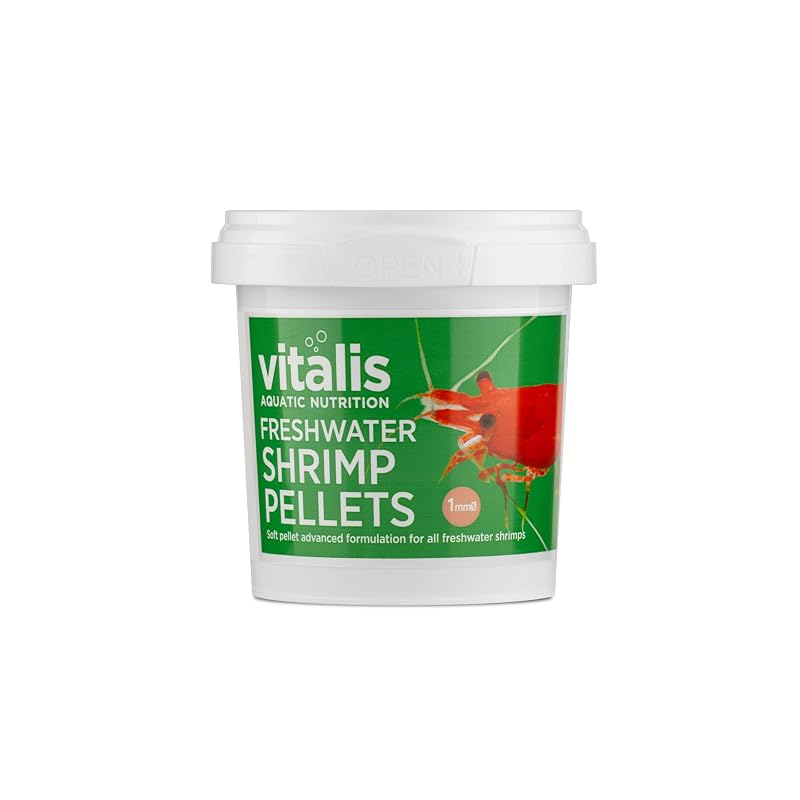 Alimento para Camarões de Água Doce em Pellets 1 mm Vitalis Aquatic Nutrition 70 g
