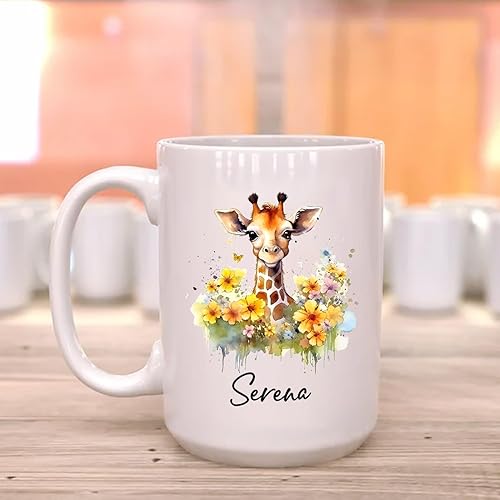 Miniatura 10 de Taza de café personalizada de conejo para bebé, taza de té blanca de conejo, divertida taza de café de cerámica de conejo regalos para niñas, hija,